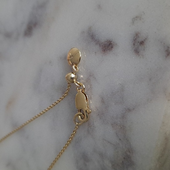 Monica Vinader Alphabet Evil Eye diamond necklace - Picture 8 of 15